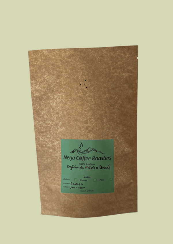 Organic Mexican Decaf coffee bag